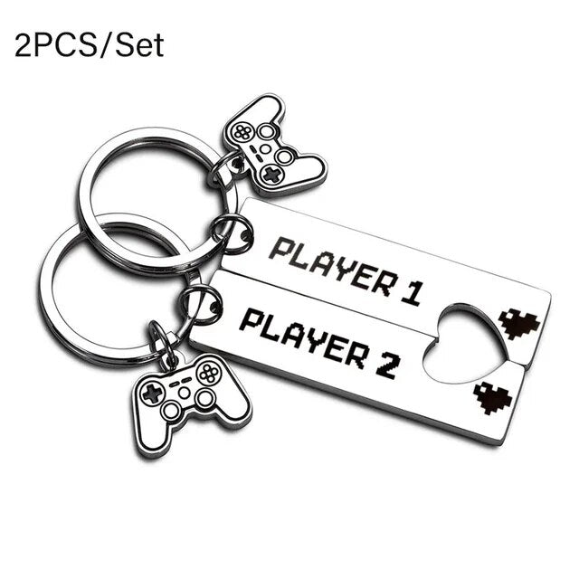 Matching Gamers Keychains Gift