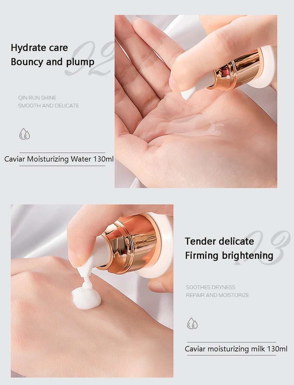 15pcs Korean Youthful Caviar Skin Care Set