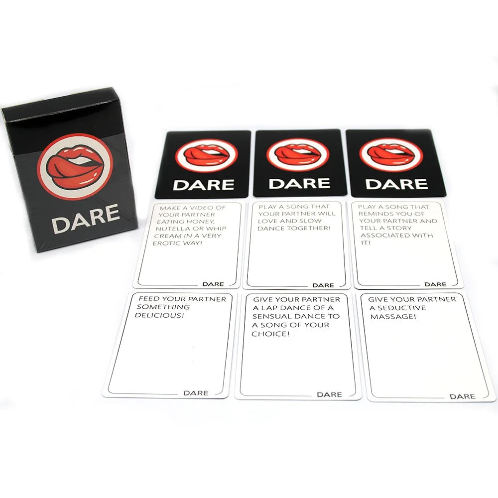 Adults Talk, Flirt Or Dare Cards