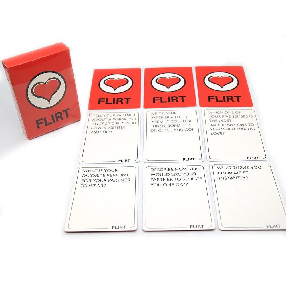 Adults Talk, Flirt Or Dare Cards