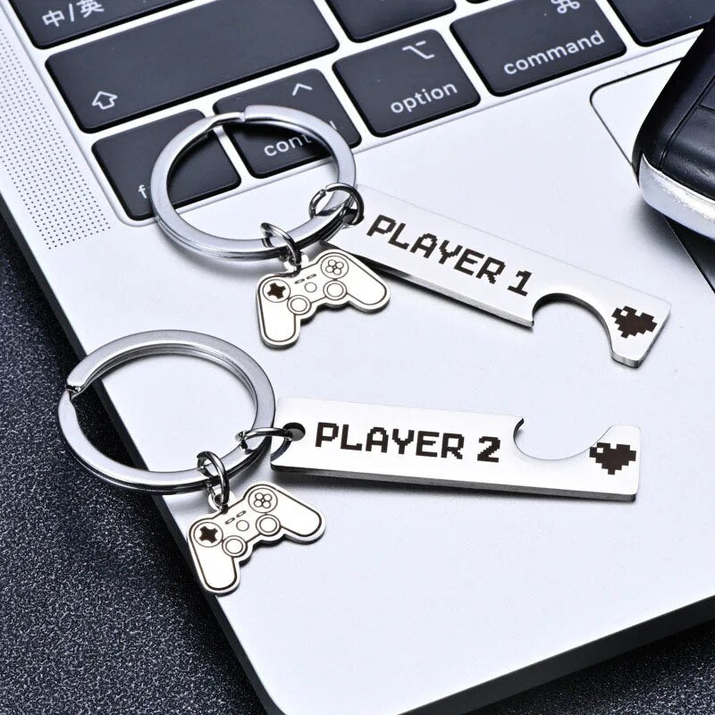 Matching Gamers Keychains Gift