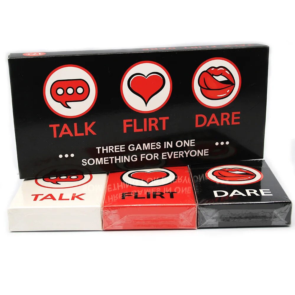 Adults Talk, Flirt Or Dare Cards