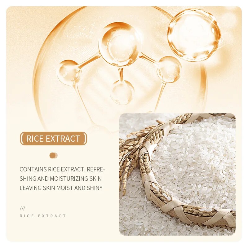 "Glass Skin" Korean Rice Raw Pulp Skin Care Set (6pcs)