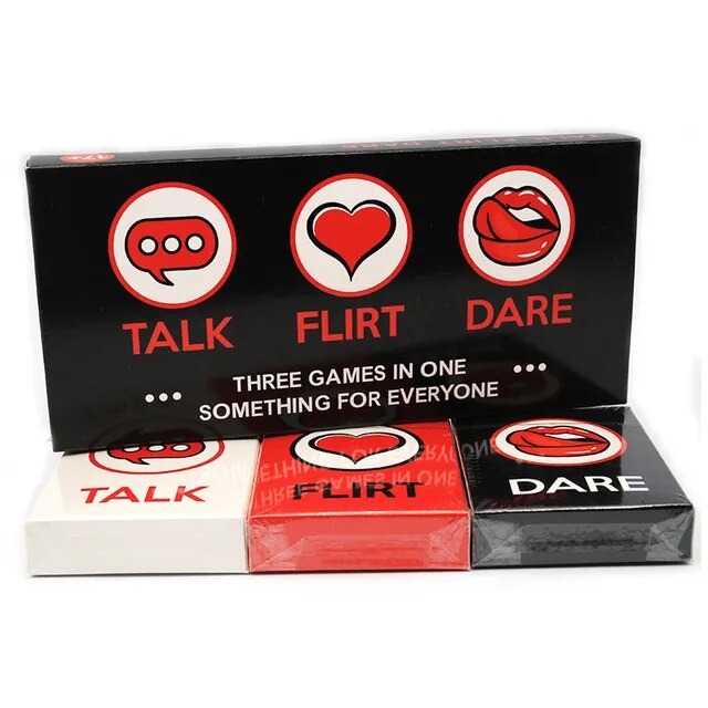 Adults Talk, Flirt Or Dare Cards
