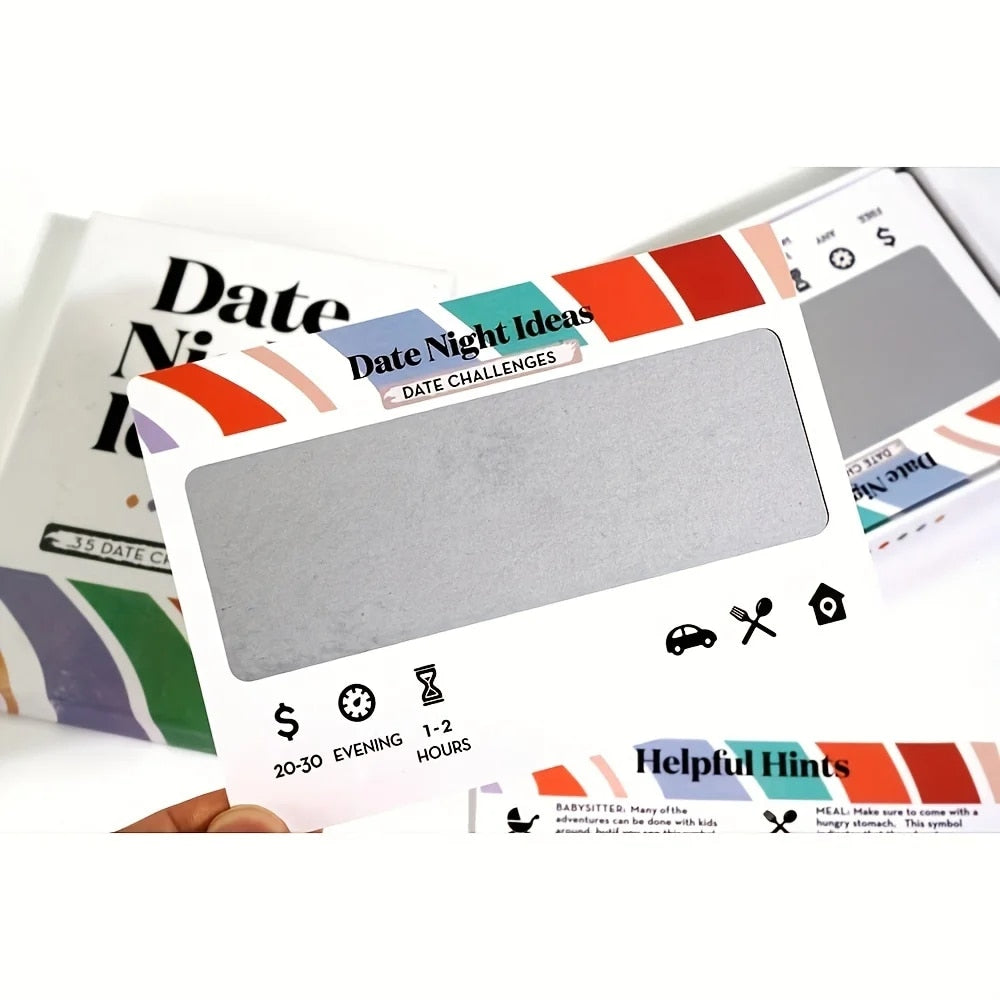 Scratch Date Ideas Card Games for Couples