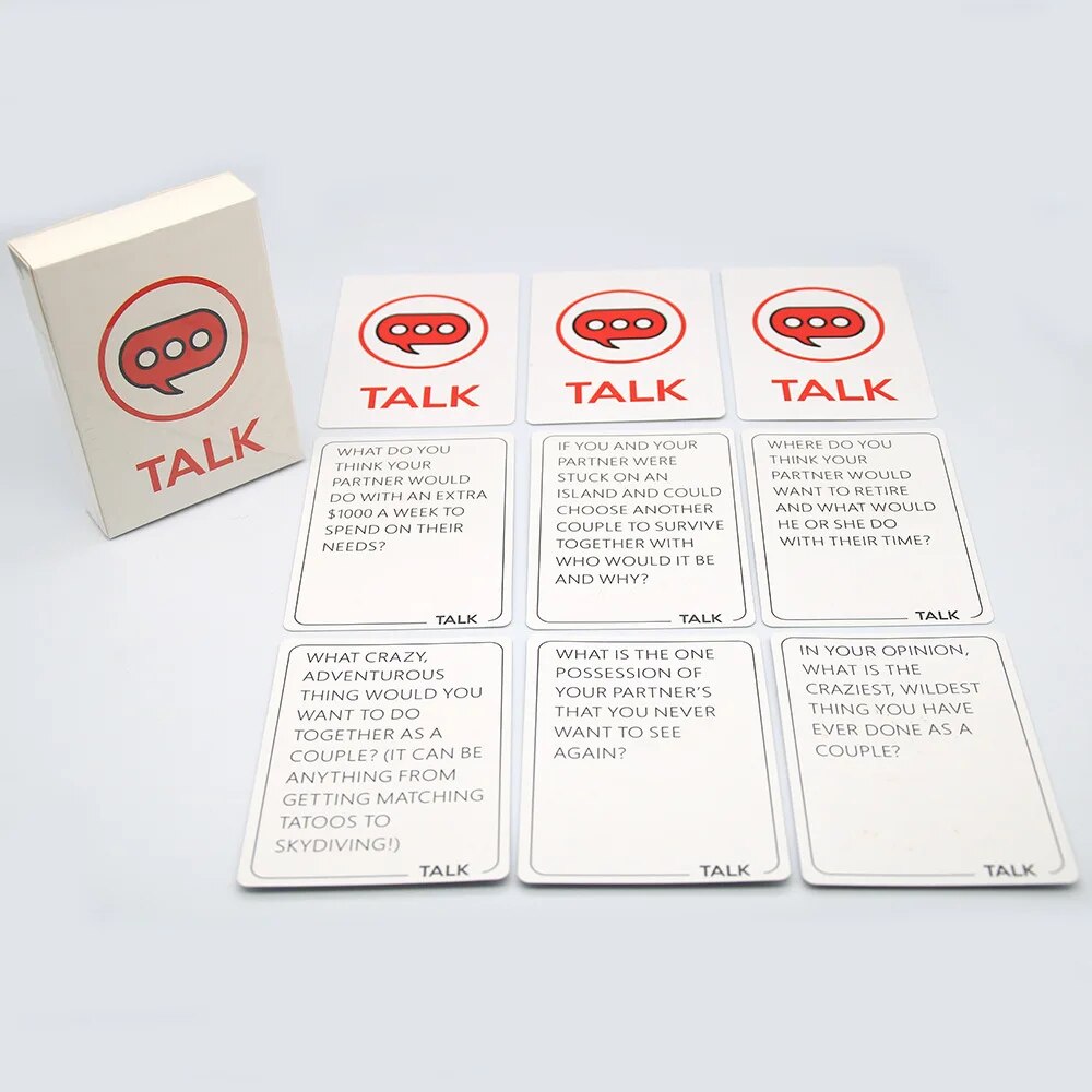 Adults Talk, Flirt Or Dare Cards
