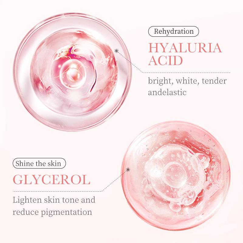 Rose Hyaluronic Acid Skin Care Set 6pcs