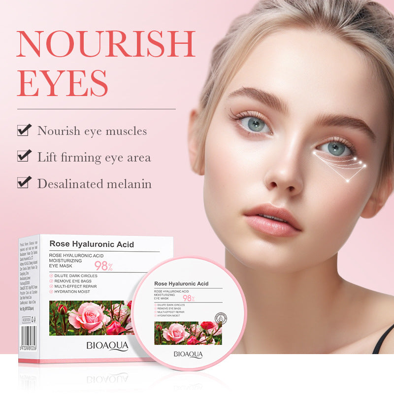 Rose Hyaluronic Acid Eye Mask 60pcs