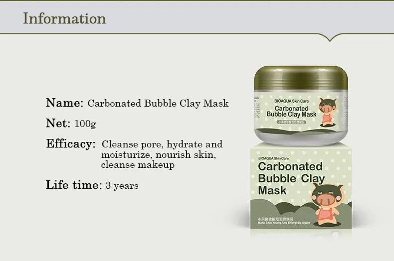 Bubble Clay Deep Cleansing Face Mask