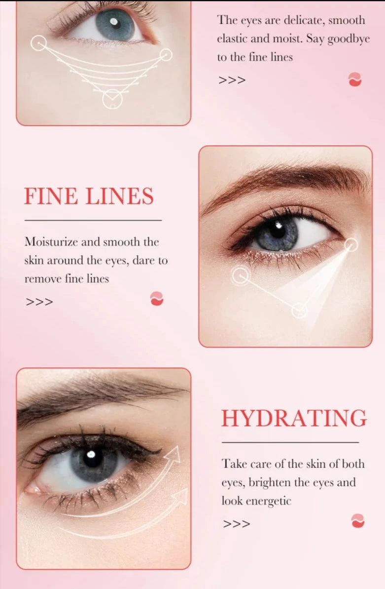 Rose Hyaluronic Acid Eye Mask 60pcs