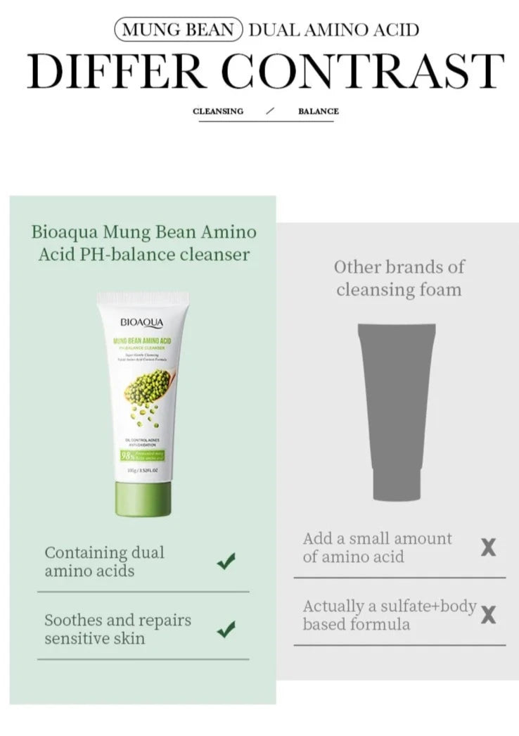 Mung Bean Facial Cleanser Face