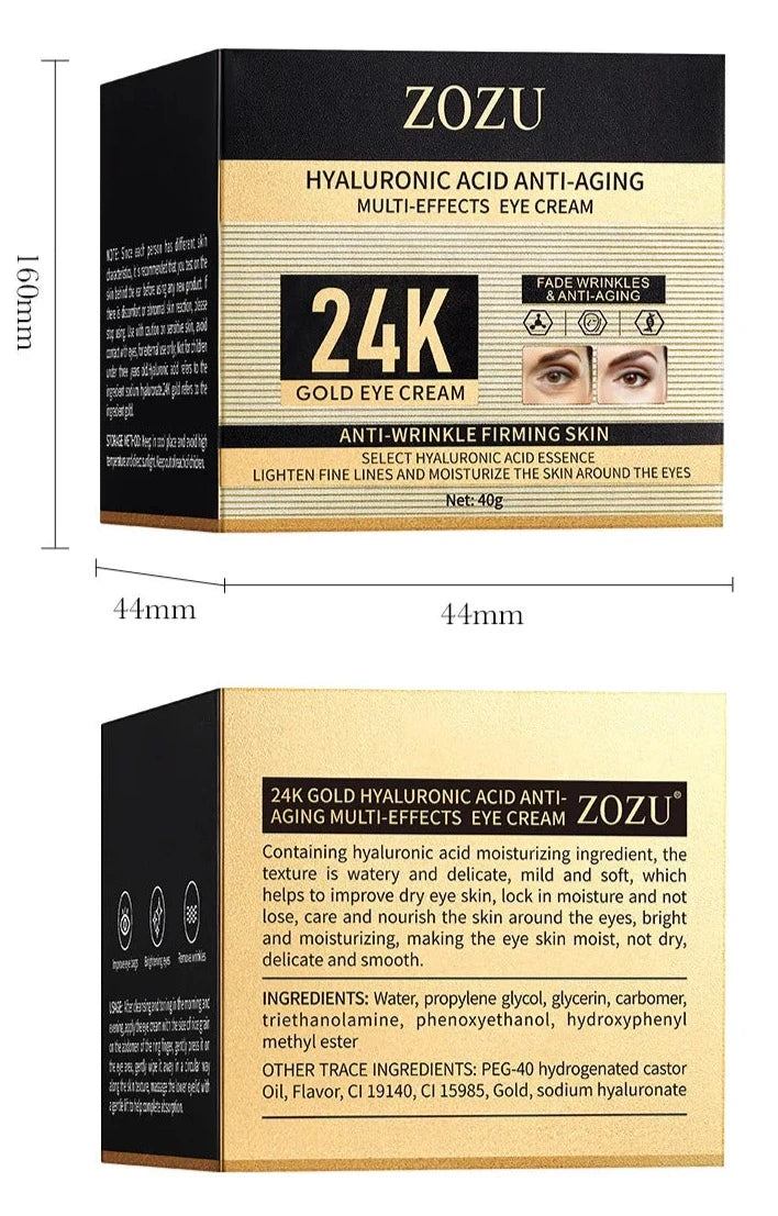 24k Gold Hyaluronic Acid Eye Cream