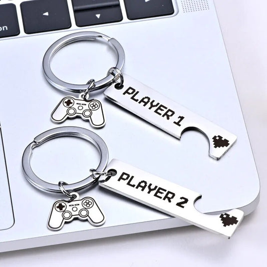 Matching Gamers Keychains Gift