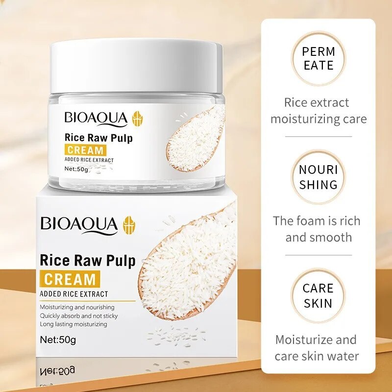 "Glass Skin" Korean Rice Raw Pulp Skin Care Set (6pcs)